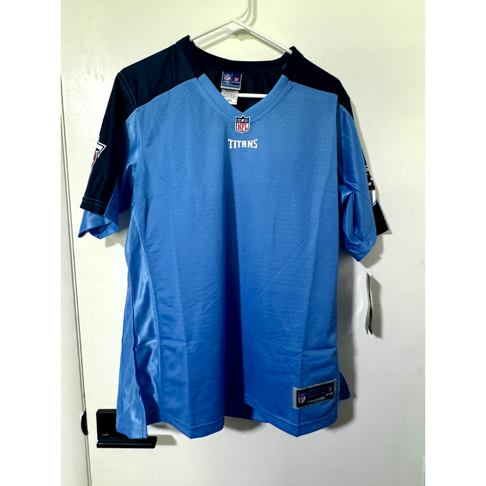 Tennessee Titans Blank NFL Pro Line Jersey Large Women's New